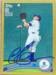 Gregor Blanco Autographed 2011 Topps Gold #101 SN/2011