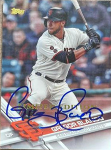 Gregor Blanco Autographed 2017 Topps Limited #47 ID: 142542