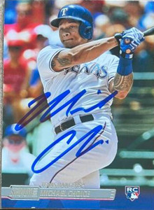 Michael Choice Autographed 2014 Stadium Club #49