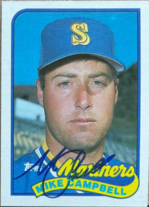 Mike Campbell Autographed 1989 Topps #143