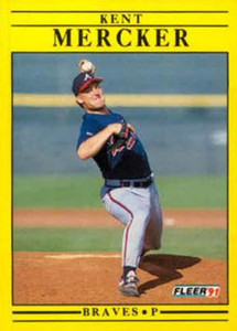 1991 Fleer Update #U74 Kent Mercker NM-MT Atlanta Braves 