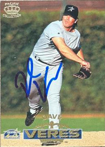 Dave Veres Autographed 1996 Pacific Crown Collection #88