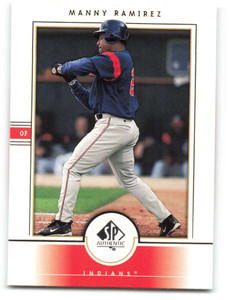 2000 SP Authentic #12 Manny Ramirez NM-MT Cleveland Indians 