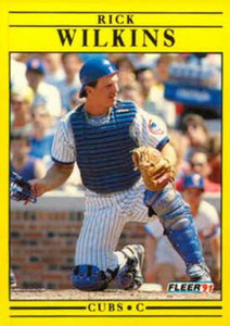 1991 Fleer Update #U83 Rick Wilkins NM-MT RC Rookie Chicago Cubs 
