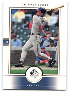 2000 SP Authentic #45 Chipper Jones NM-MT Atlanta Braves 