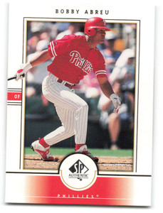 2000 SP Authentic #78 Bob Abreu NM-MT Philadelphia Phillies 