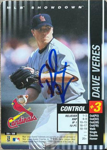 Dave Veres Autographed 2002 MLB Showdown #320