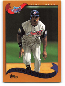 2002 Topps #71 Garret Anderson NM-MT Anaheim Angels 