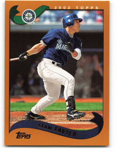 2002 Topps #106 Stan Javier NM-MT Seattle Mariners 