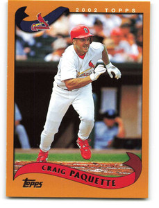 2002 Topps #118 Craig Paquette NM-MT St. Louis Cardinals 