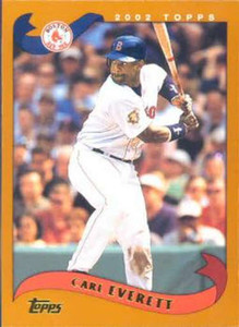 2002 Topps #157 Carl Everett NM-MT Boston Red Sox 