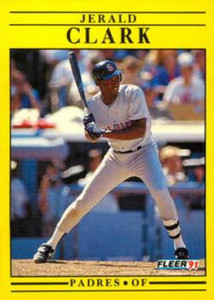 1991 Fleer Update #U121 Jerald Clark NM-MT San Diego Padres 