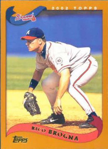 2002 Topps #214 Rico Brogna NM-MT Atlanta Braves 