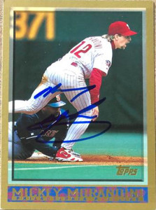 Mickey Morandini Autographed 1998 Topps #219