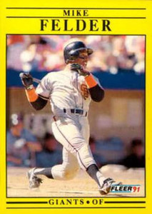 1991 Fleer Update #U129 Mike Felder NM-MT San Francisco Giants 