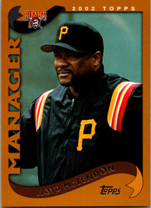 2002 Topps #291 Lloyd McClendon MG NM-MT Pittsburgh Pirates 