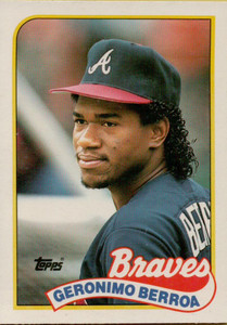 1989 Topps Traded #10T Geronimo Berroa NM-MT Atlanta Braves 