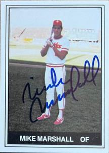 Mike Marshall Autographed 1982 TCMA Albuquerque Dukes #22