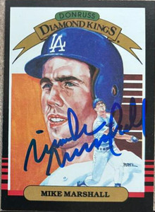 Mike Marshall Autographed 1985 Donruss #12 Diamond Kings