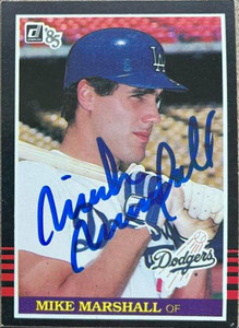 Mike Marshall Autographed 1985 Donruss #296