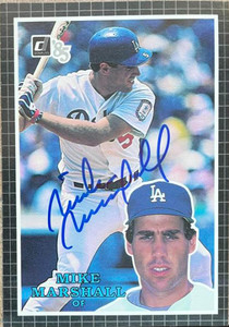 Mike Marshall Autographed 1985 Donruss Action All-Stars #22