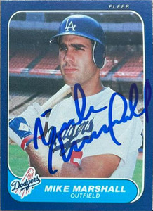 Mike Marshall Autographed 1986 Fleer #137
