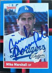 Mike Marshall Autographed 1988 Donruss #229