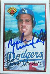 Mike Marshall Autographed 1989 Bowman #350