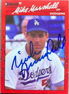 Mike Marshall Autographed 1990 Donruss #84