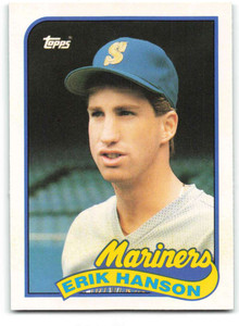 1989 Topps Traded #45T Erik Hanson NM-MT RC Rookie Seattle Mariners 