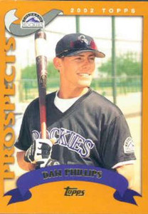 2002 Topps #684 Dan Phillips PROS NM-MT RC Rookie Colorado Rockies 