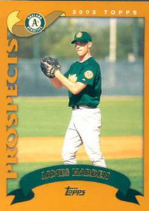 2002 Topps #687 Rich Harden PROS NM-MT RC Rookie Oakland Athletics 