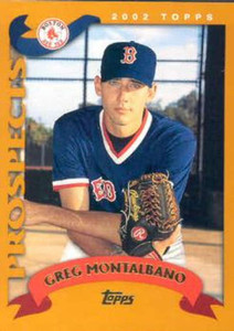 2002 Topps #690 Greg Montalbano PROS NM-MT RC Rookie Boston Red Sox 