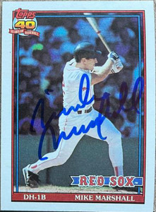Mike Marshall Autographed 1991 Topps #356