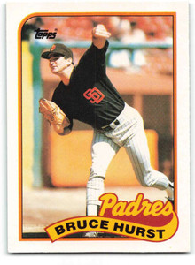 1989 Topps Traded #55T Bruce Hurst NM-MT San Diego Padres 