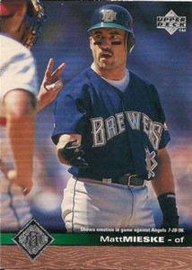 1997 Upper Deck #402 Matt Mieske NM-MT Milwaukee Brewers 
