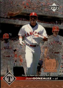 1997 Upper Deck #423 Juan Gonzalez GHL NM-MT SP Texas Rangers 
