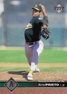 1997 Upper Deck #446 Ariel Prieto NM-MT Oakland Athletics 