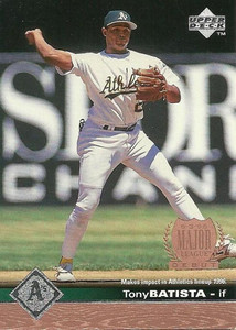 1997 Upper Deck #447 Tony Batista NM-MT Oakland Athletics 