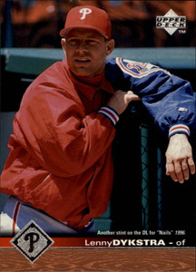 1997 Upper Deck #453 Lenny Dykstra NM-MT Philadelphia Phillies 
