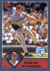 2003 Topps Opening Day #2 Jarrod Washburn NM/MT  Anaheim Angels 