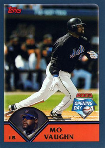 2003 Topps Opening Day #86 Mo Vaughn NM/MT  New York Mets 