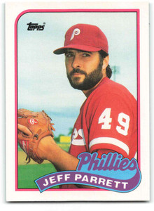 1989 Topps Traded #95T Jeff Parrett NM-MT Philadelphia Phillies 