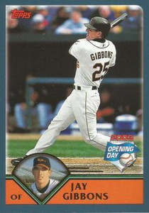 2003 Topps Opening Day #97 Jay Gibbons NM/MT  Baltimore Orioles 