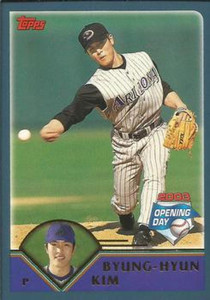 2003 Topps Opening Day #124 Byung-Hyun Kim NM/MT  Arizona Diamondbacks 