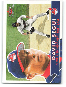 2001 Fleer Tradition #17 David Segui NM/MT  Cleveland Indians 