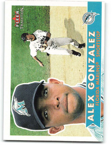 2001 Fleer Tradition #27 Alex Gonzalez NM/MT  Florida Marlins 