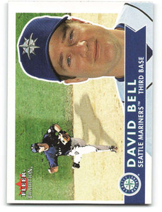 2001 Fleer Tradition #54 David Bell NM/MT  Seattle Mariners 