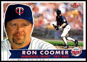 2001 Fleer Tradition #79 Ron Coomer NM/MT  Minnesota Twins 