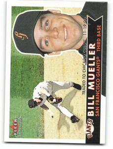 2001 Fleer Tradition #95 Bill Mueller NM/MT  San Francisco Giants 